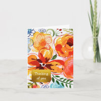 Floral de Laranja Pensando em Você