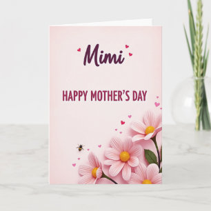 Cartão Floral do Dia das Mães Sweet Mimi