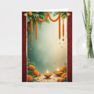 Cartão Floral Elegante - Perfeito para Cada O