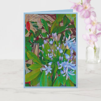 Cartão Floral Folded Greeting Card