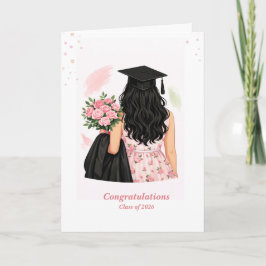 Cartão Floral Graduation Card – Congratulations Class of 
