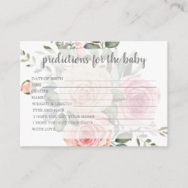 Cartão Floral para Bebês