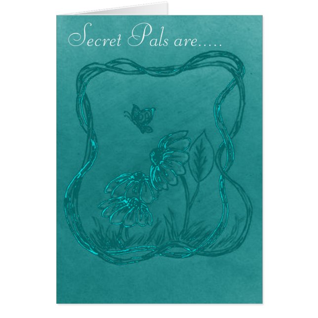 Cartão Floral quadro (Frente)