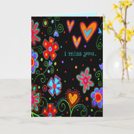 Cartão Floral Simples Preto Menor Sua Inspirivência Cheia