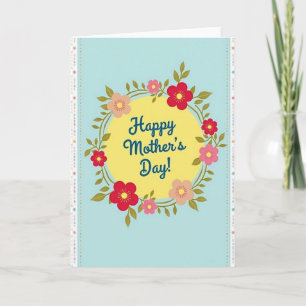 Cartão Floral Sweet Mothers