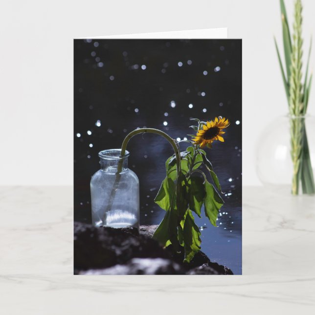 cartão floral, vazio (Frente)