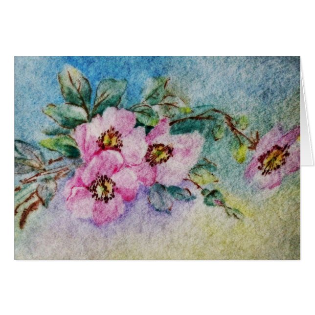 Cartão Flores (Frente Horizontal)