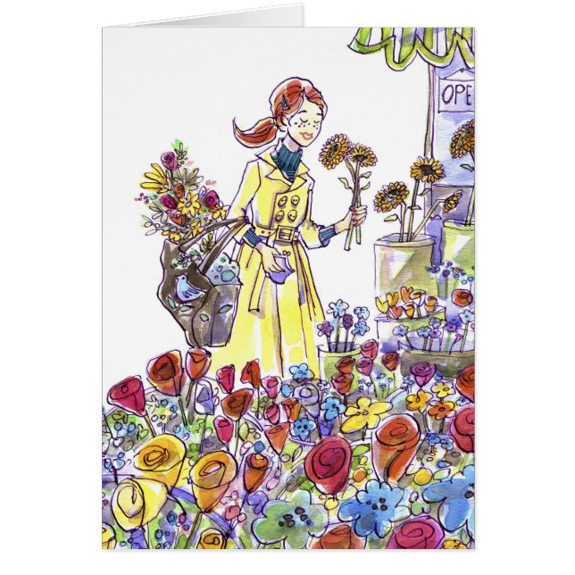 Cartão Flores (Frente)