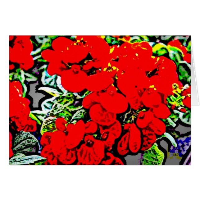 Cartão Flores 6 (Frente Horizontal)