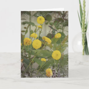 Cartão Flores Amarelas, Dia de as mães