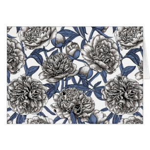 Cartão Flores brancas