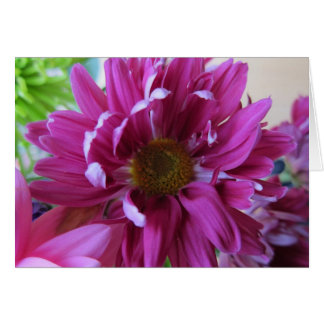 Cartão Flores cor-de-rosa