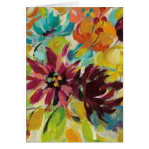 Cartão Flores da alegria do outono