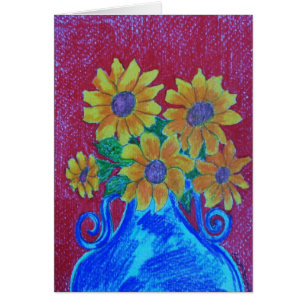 Cartão Flores da fé