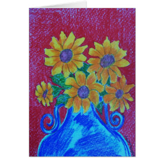 Cartão Flores da fé