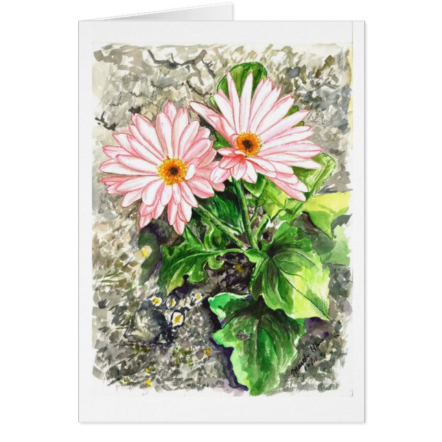 Cartão Flores da rua (Frente)