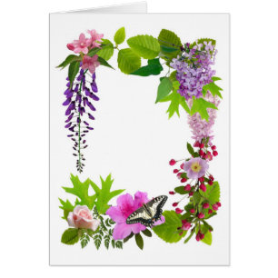 Cartão Flores de abril