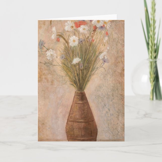 Cartão Flores de Campo | Tadeusz Makowski (Frente)