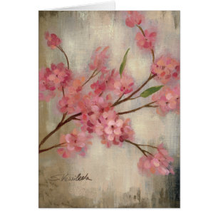Cartão Flores de cerejeira