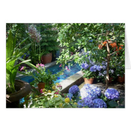 Cartão Flores de Estufa Três