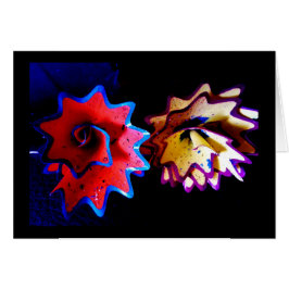 Cartão Flores de Formas de Lápis