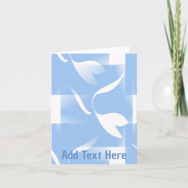 Cartão Flores de Homenagem a Matisse (Frente)