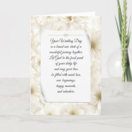 Cartão Flores de Ivory Bridal