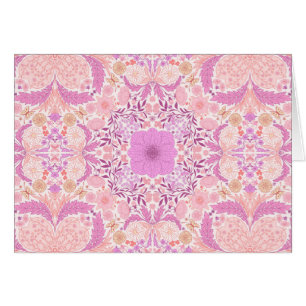 Cartão Flores de jardim retrorreflectores a rosa