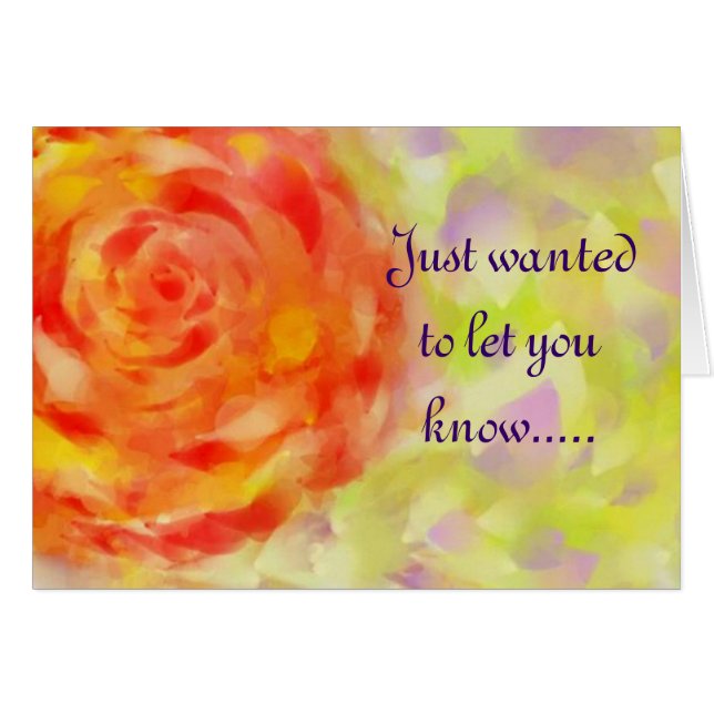 Cartão Flores de Joanna (Frente Horizontal)