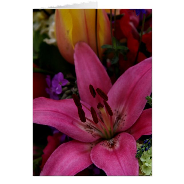 Cartão Flores de Mercado I (Frente)