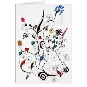 Cartão Flores de Mola_2