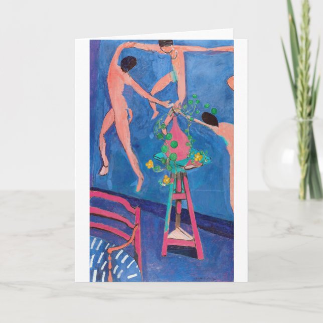 Cartão Flores de Nasturtium no Atelier, Matisse (Frente)