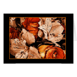 Cartão Flores de outono