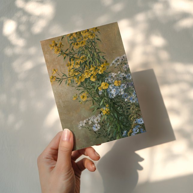 Cartão Flores de outono | Gunnar Gunnarsson Wennerberg (Criador carregado)