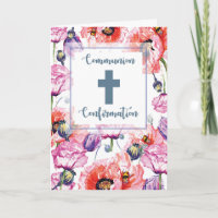 Flores de Papoula da Comunhão e Confirmação do RCI