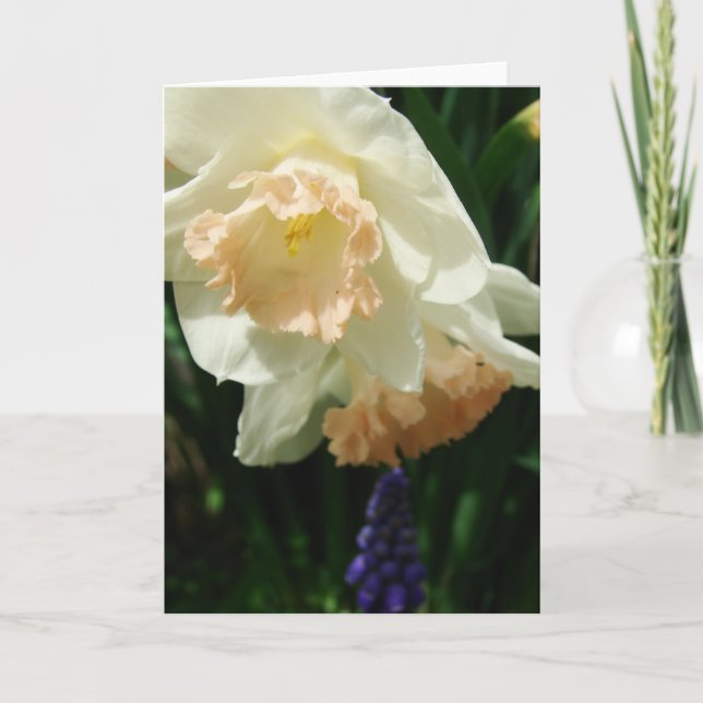 Cartão Flores de primavera (Frente)