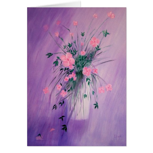 Cartão Flores do campo (Frente)