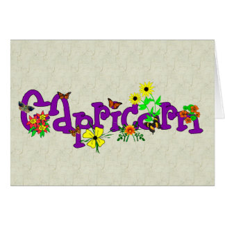 Cartão Flores do Capricórnio