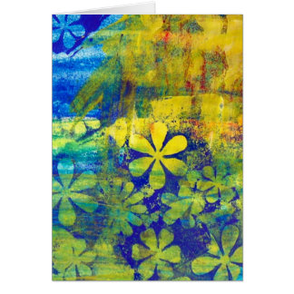 Cartão Flores do verão