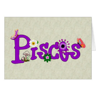 Cartão Flores dos peixes