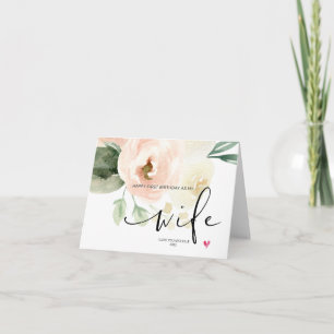 Cartão Flores Felizes Primeiro Aniversário Como Minha Mu