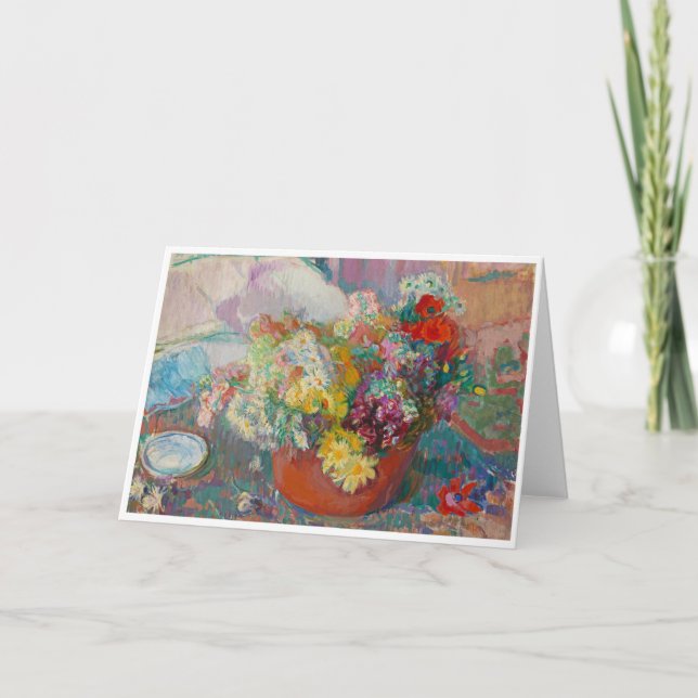 Cartão Flores, Magnus Enckell (Frente)