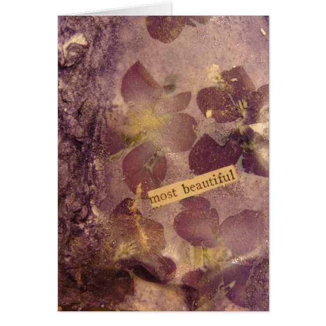 Cartão Flores Mais Belas (Frente)