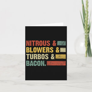 Cartão Flores Nitrosas Turbos Bycon Comida Carne de Churr