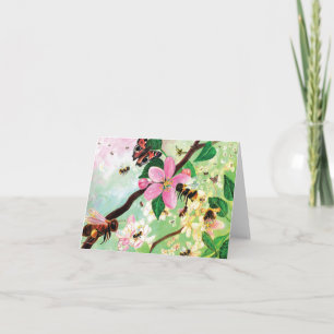 Cartão Flores para Abelhas e Outros Polinizadores