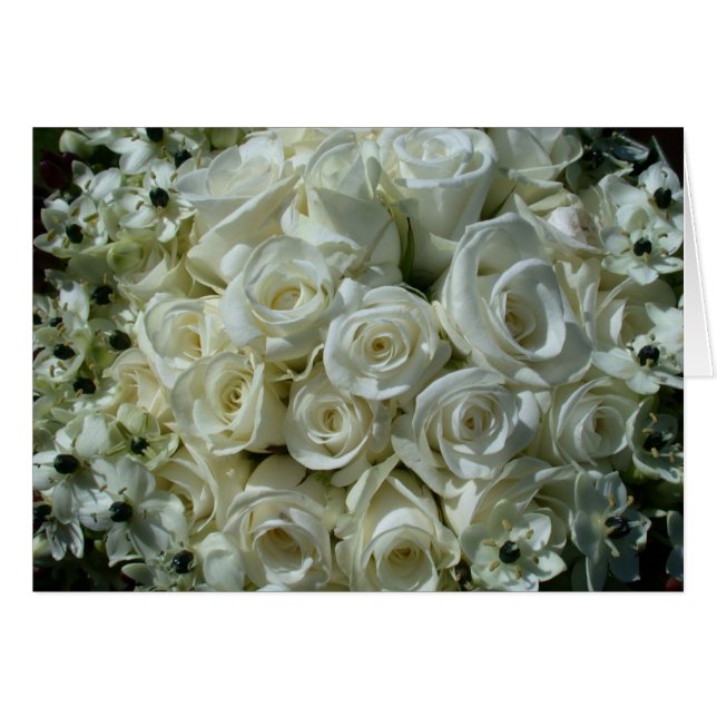 Cartão Flores para casamentos (Frente Horizontal)
