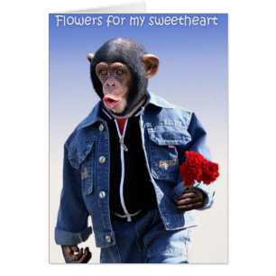 Cartão Flores para meu querido