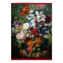 Flores: pintura por Mestre holandês Jan van Huysum