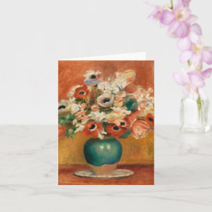 Cartão Flores por August Renoir, Arte