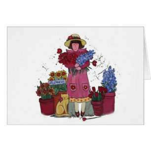 Cartão Flores qualquer um